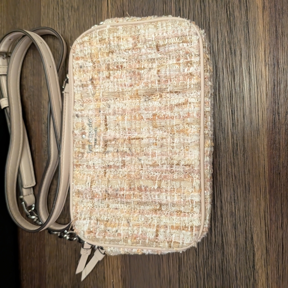 Kate Spade Beige Tweed Wristlet